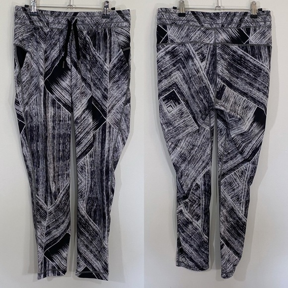 Lululemon Namaskar Pant Heat Wave White Black Jet Trouser Jogger Casual Pants 4 - Picture 2 of 5